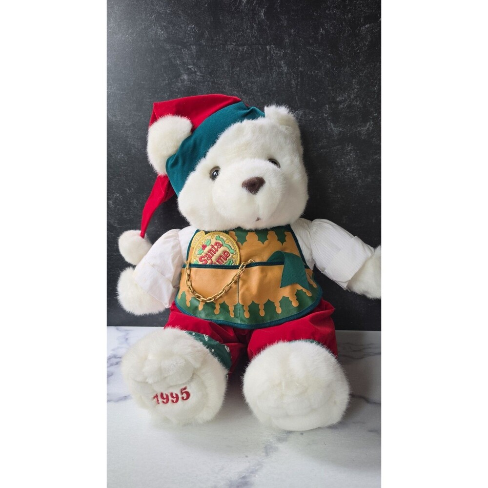 1995 Christmas Teddy Bear READ Description